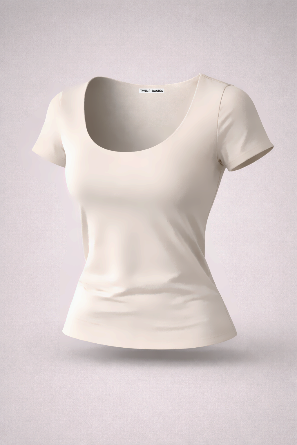 Blusa BasicSculp - Decote em U Manga Curta