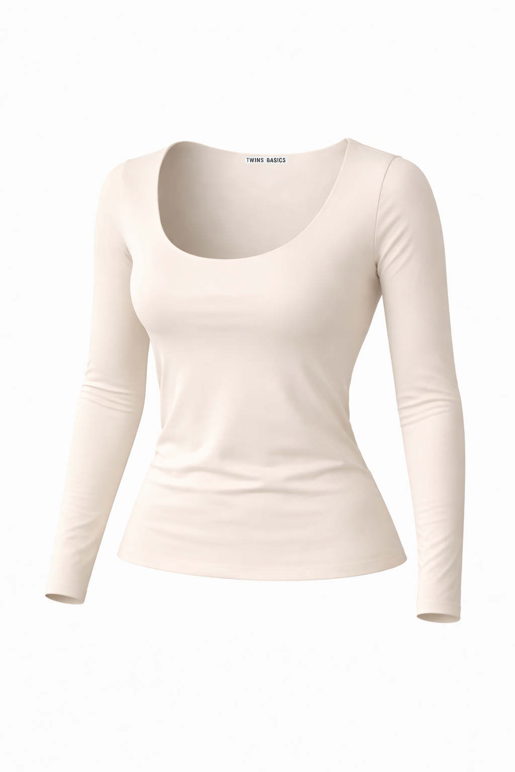 Blusa BasicSculp Long - Decote em U Manga Longa