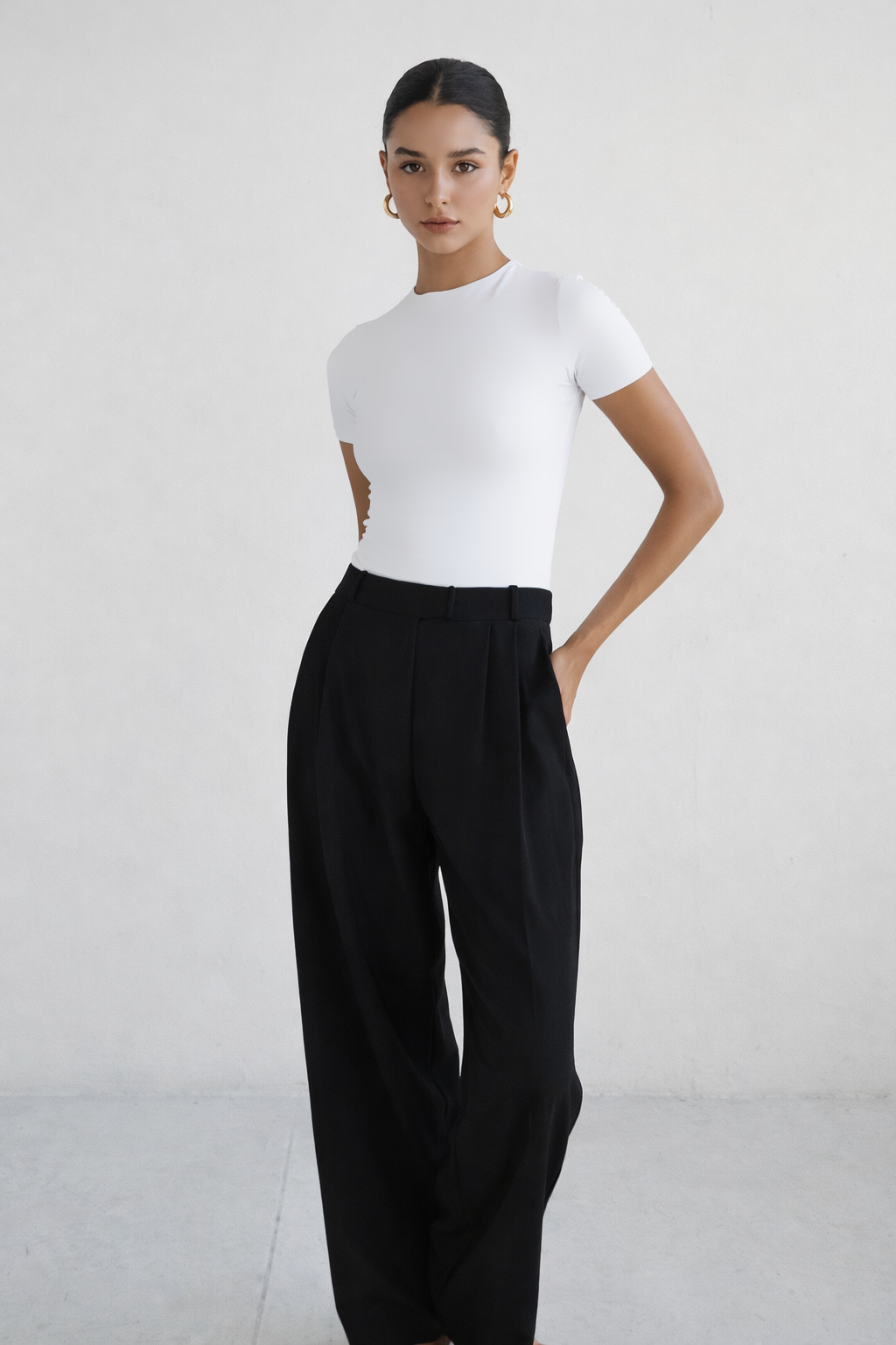 Blusa BasicSense - Sem Decote Manga Curta